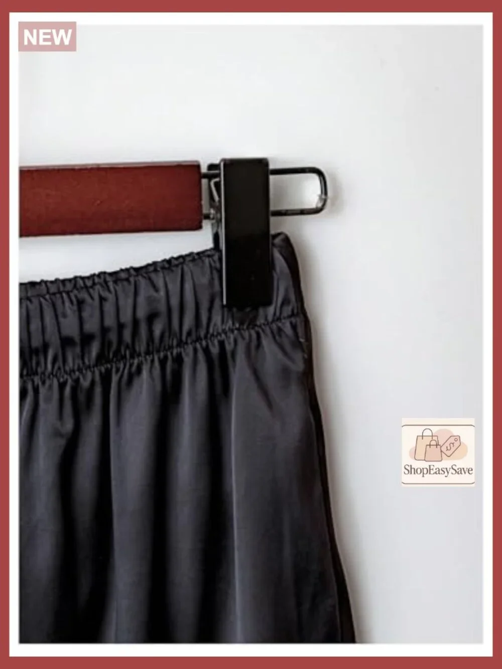 Satin Wide Leg Pants High Waisted Drawstring Dressy Casual Business Trousers